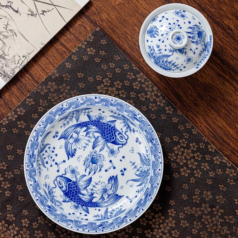 Yu Yu Xiong Zhang 150cc - Jing De Zhen Porcelain Gaiwan - zycs_China