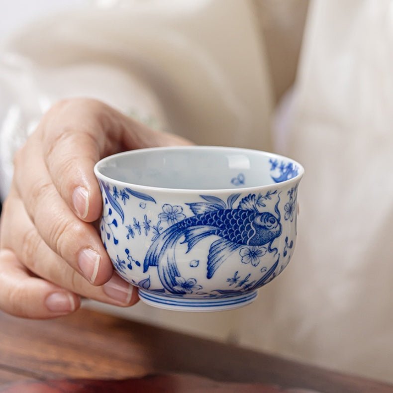 Yu Yu Xiong Zhang 150cc - Jing De Zhen Porcelain Gaiwan - zycs_China