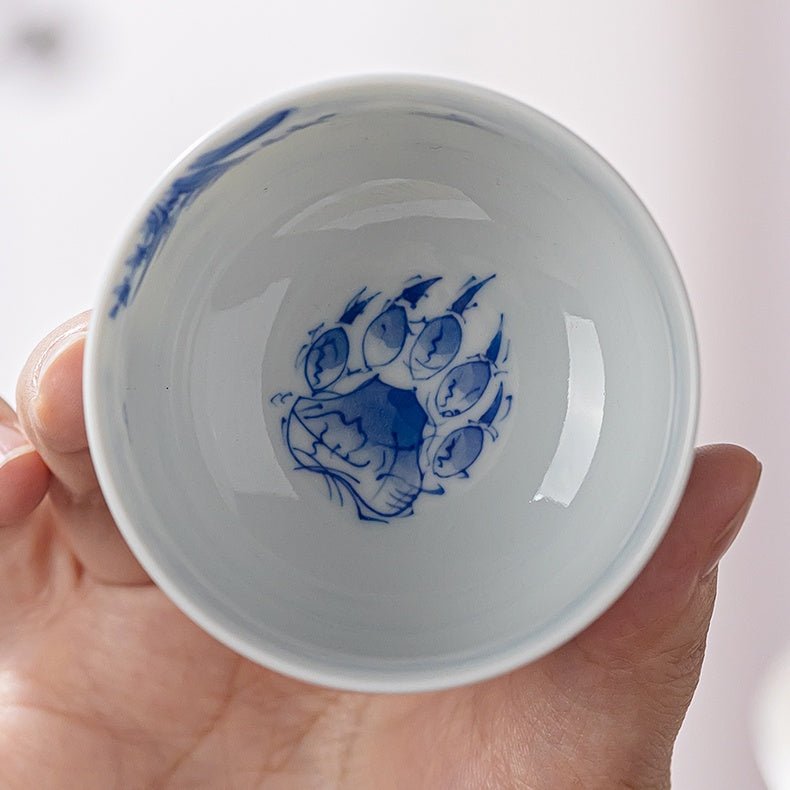 Yu Yu Xiong Zhang 150cc - Jing De Zhen Porcelain Gaiwan - zycs_China