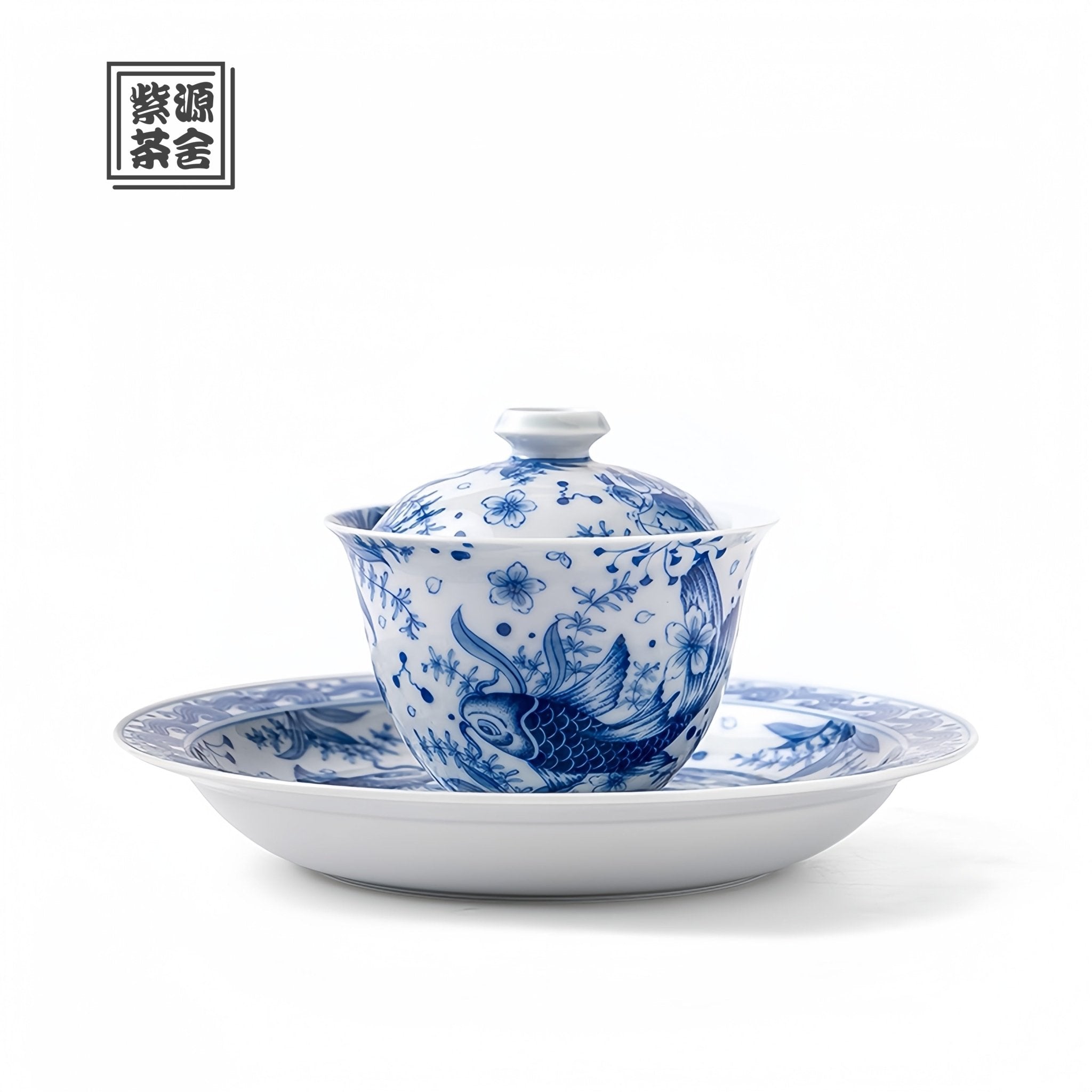 Yu Yu Xiong Zhang 150cc - Jing De Zhen Porcelain Gaiwan - zycs_China