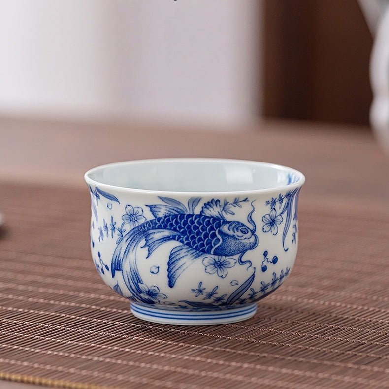 Yu Yu Xiong Zhang 150cc - Jing De Zhen Porcelain Gaiwan - zycs_China