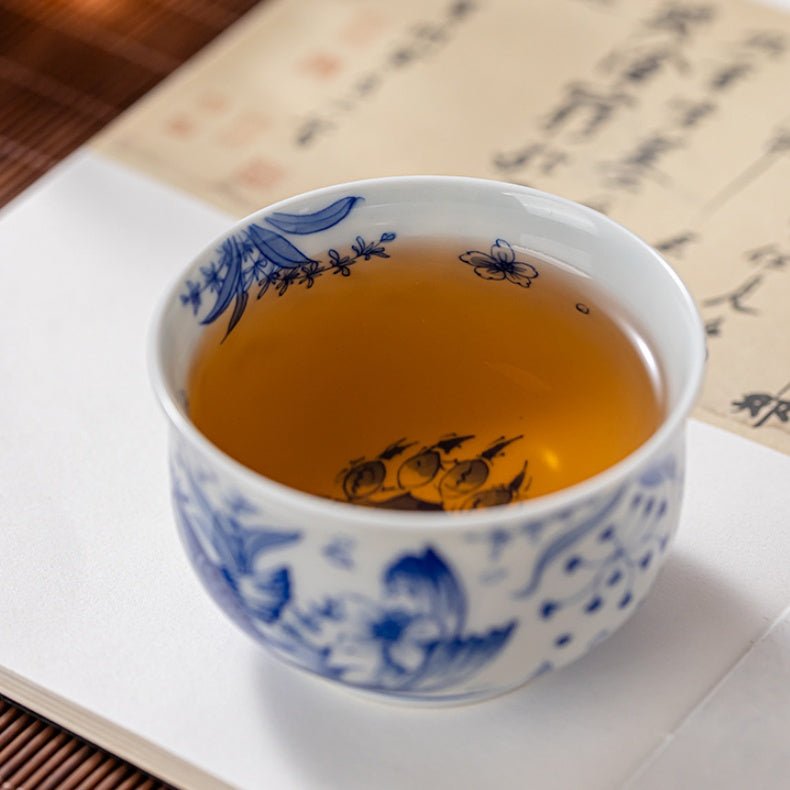 Yu Yu Xiong Zhang 150cc - Jing De Zhen Porcelain Gaiwan - zycs_China