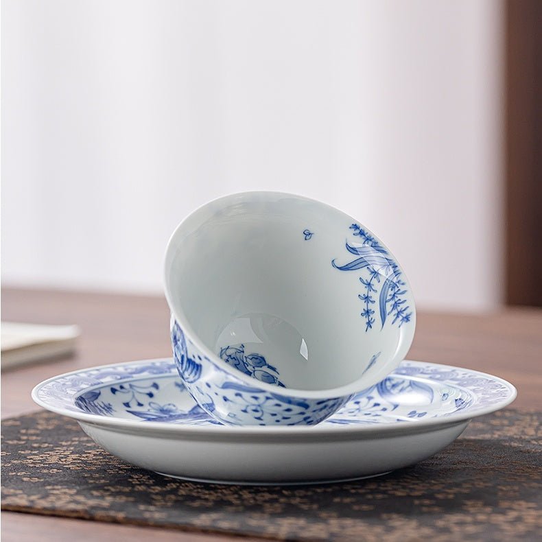 Yu Yu Xiong Zhang 150cc - Jing De Zhen Porcelain Gaiwan - zycs_China