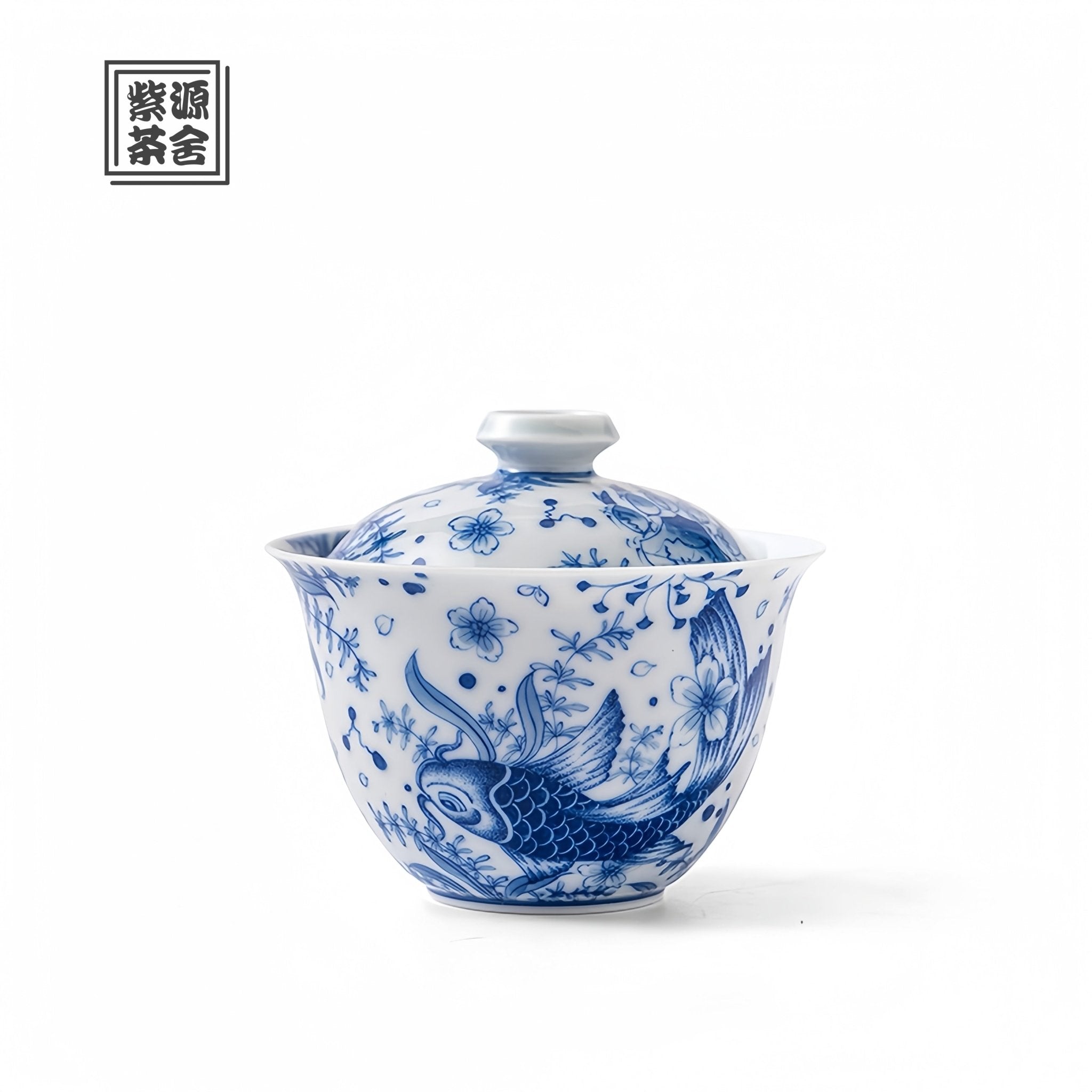 Yu Yu Xiong Zhang 150cc - Jing De Zhen Porcelain Gaiwan - zycs_China