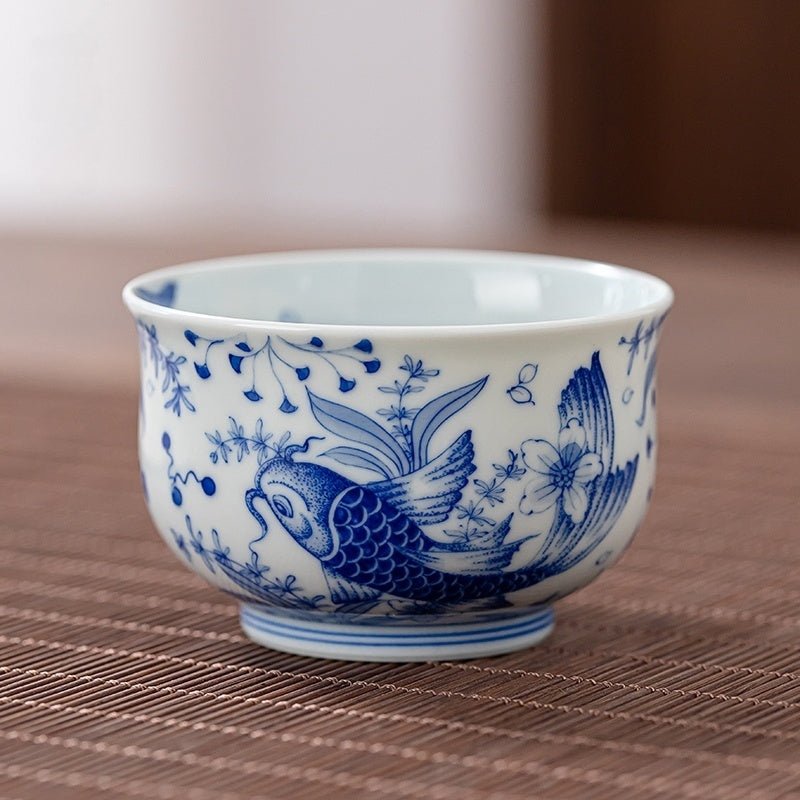 Yu Yu Xiong Zhang 150cc - Jing De Zhen Porcelain Gaiwan - zycs_China
