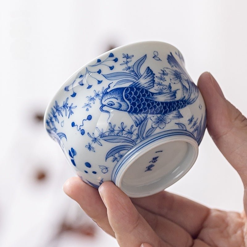 Yu Yu Xiong Zhang 150cc - Jing De Zhen Porcelain Gaiwan - zycs_China
