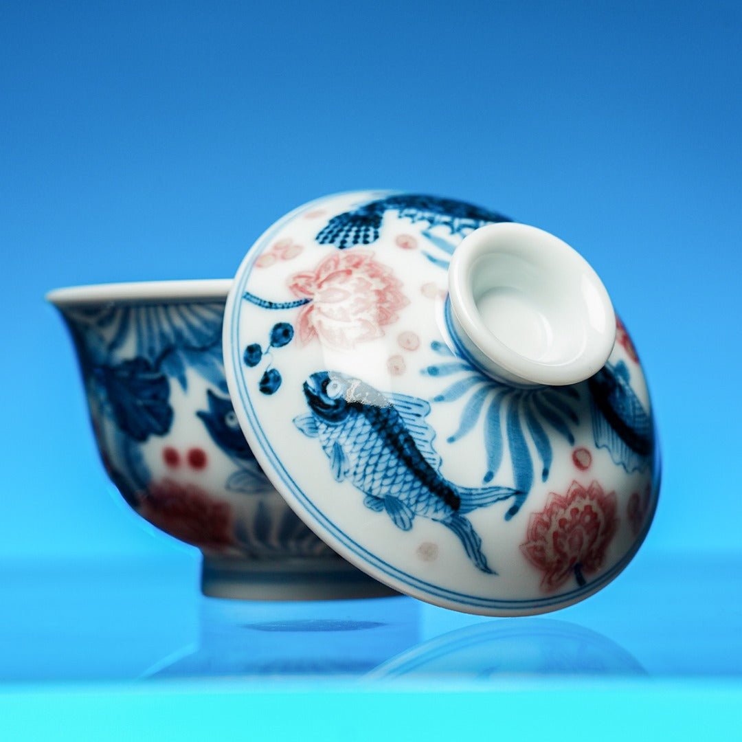 Yu Zao 140cc - Jing De Zhen Porcelain Gaiwan - zycs_China