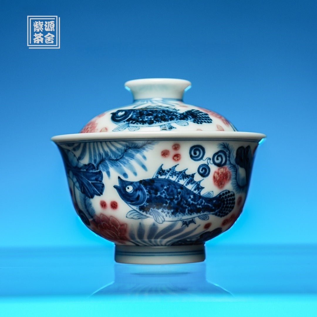 Yu Zao 140cc - Jing De Zhen Porcelain Gaiwan - zycs_China
