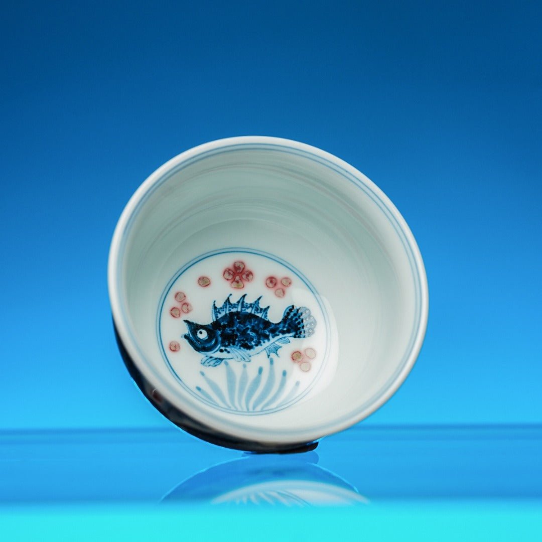 Yu Zao 140cc - Jing De Zhen Porcelain Gaiwan - zycs_China