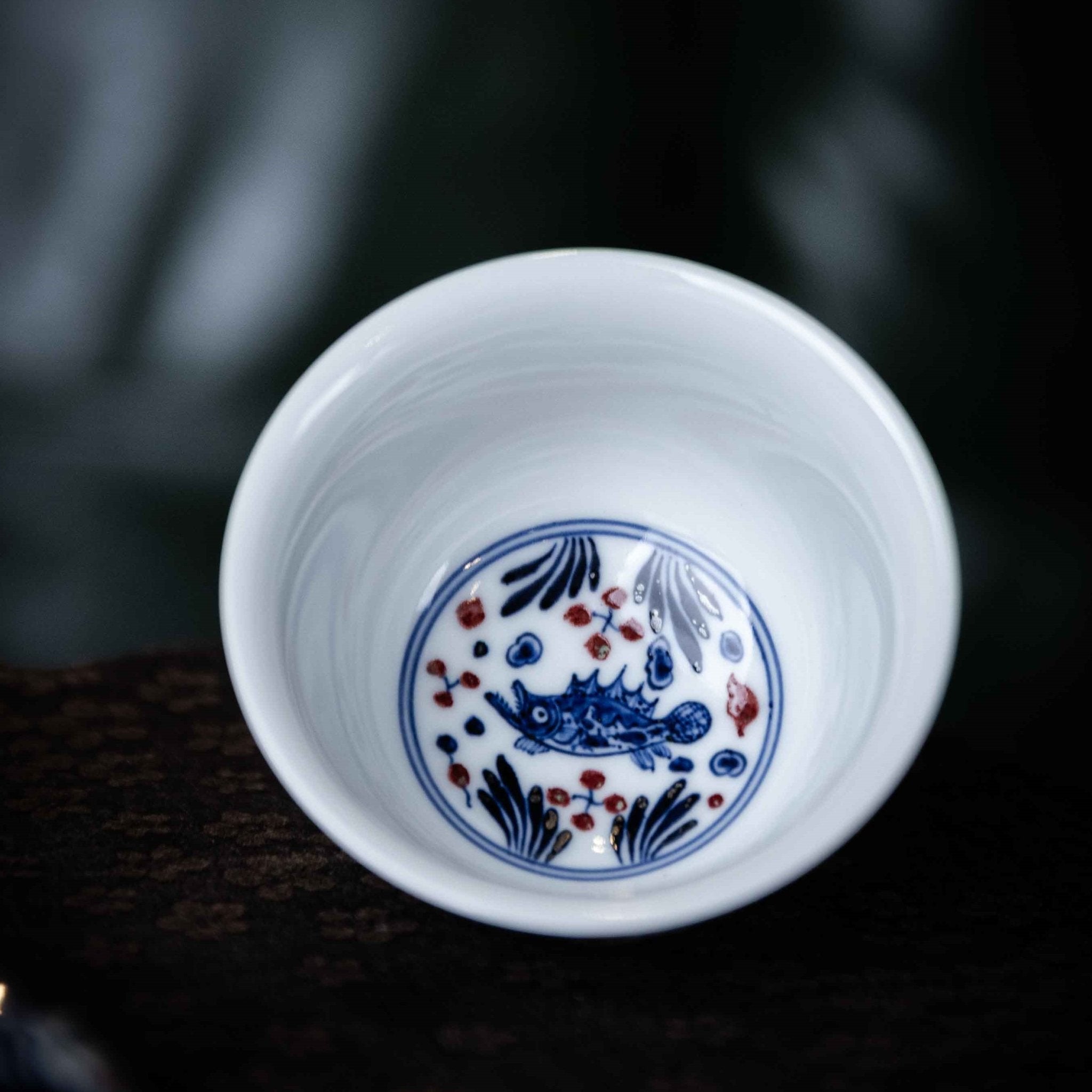 Yu Zao 70cc - Jing De Zhen Porcelain Gaiwan - zycs_China