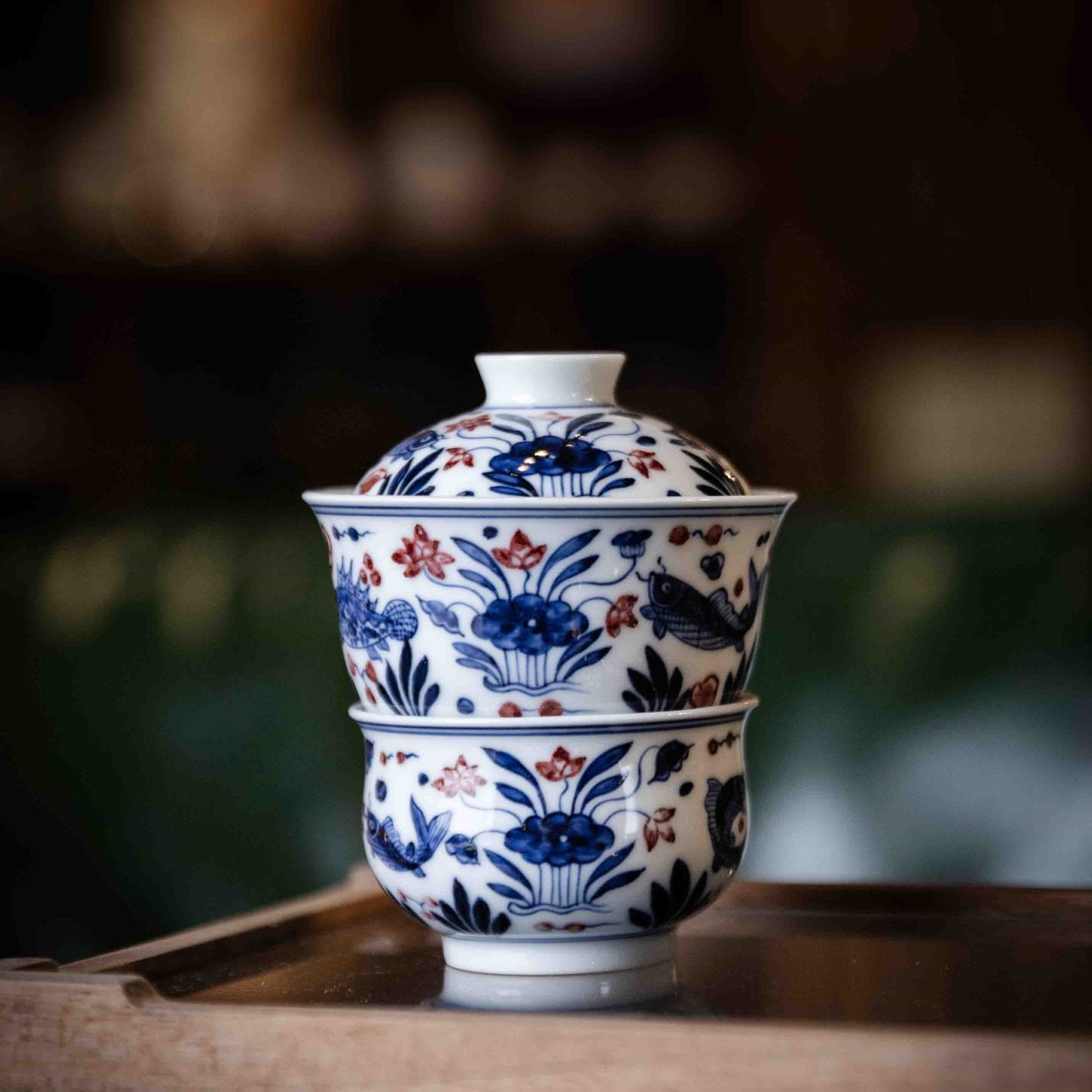 Yu Zao 70cc - Jing De Zhen Porcelain Gaiwan - zycs_China