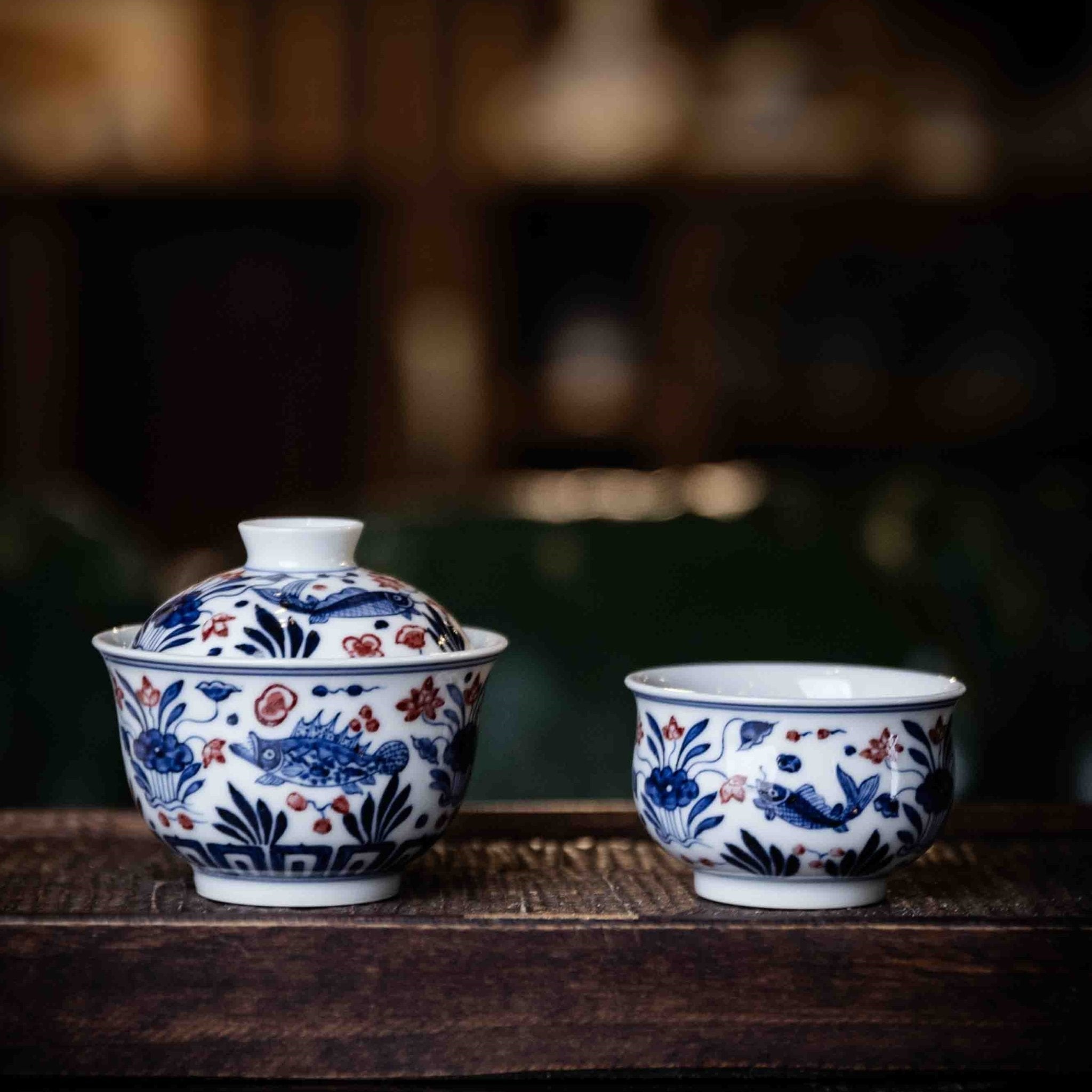 Yu Zao 70cc - Jing De Zhen Porcelain Gaiwan - zycs_China
