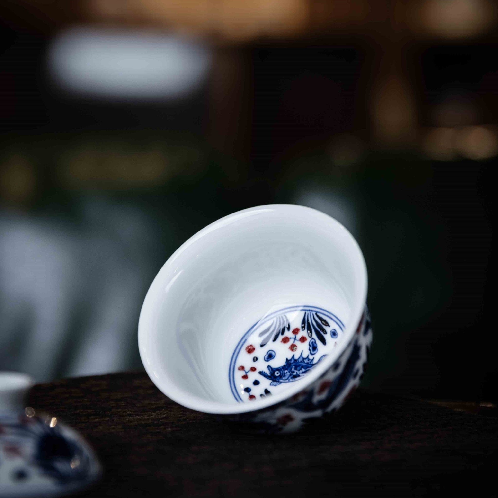 Yu Zao 70cc - Jing De Zhen Porcelain Gaiwan - zycs_China