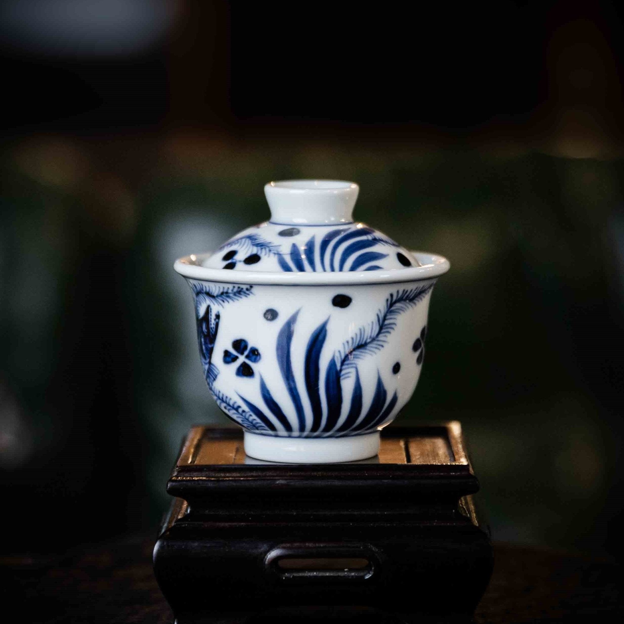 Yu Zao Wen 50cc - Jing De Zhen Porcelain Gaiwan - zycs_China