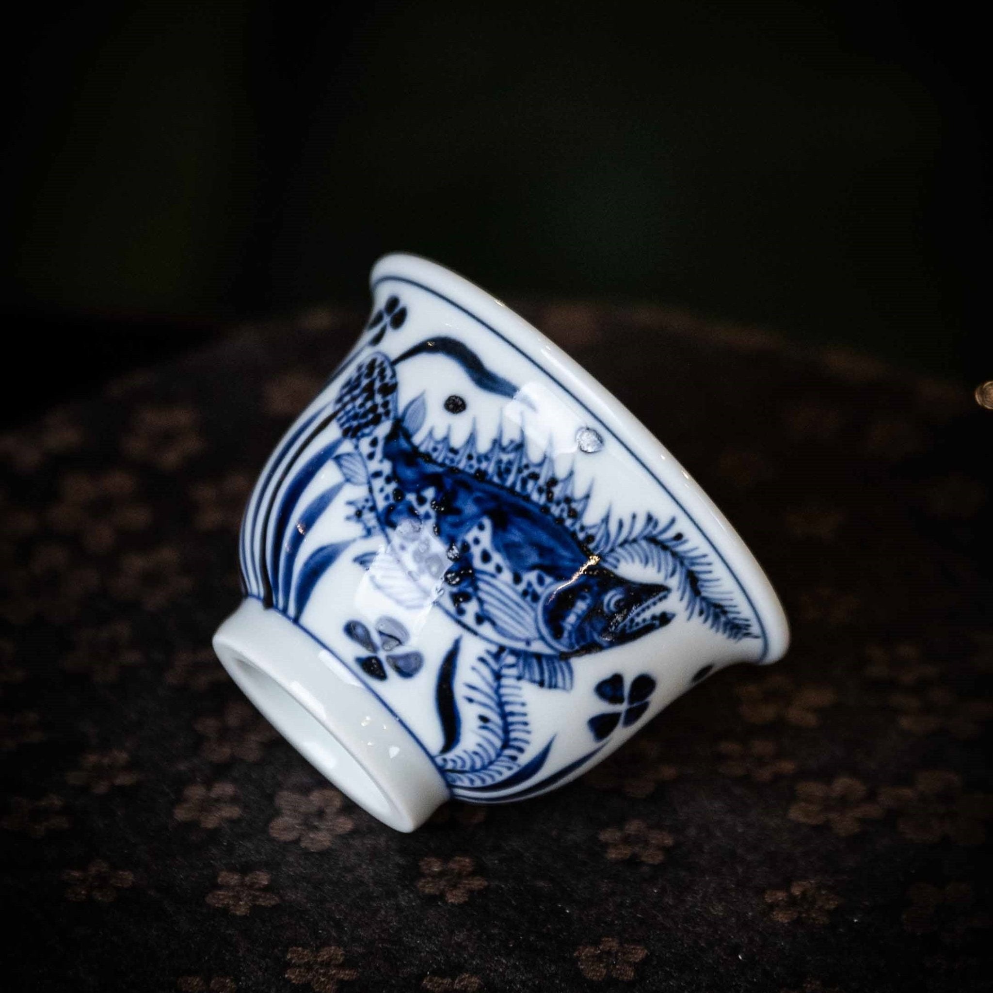 Yu Zao Wen 50cc - Jing De Zhen Porcelain Gaiwan - zycs_China
