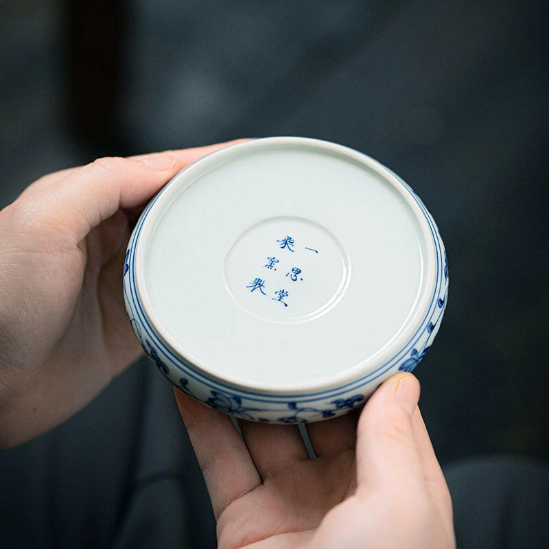 Yu Zao Wen - Jing De Zhen Porcelain Tea Lid Rest - zycs_China