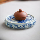 Yu Zao Wen - Jing De Zhen Porcelain Tea Lid Rest - zycs_China