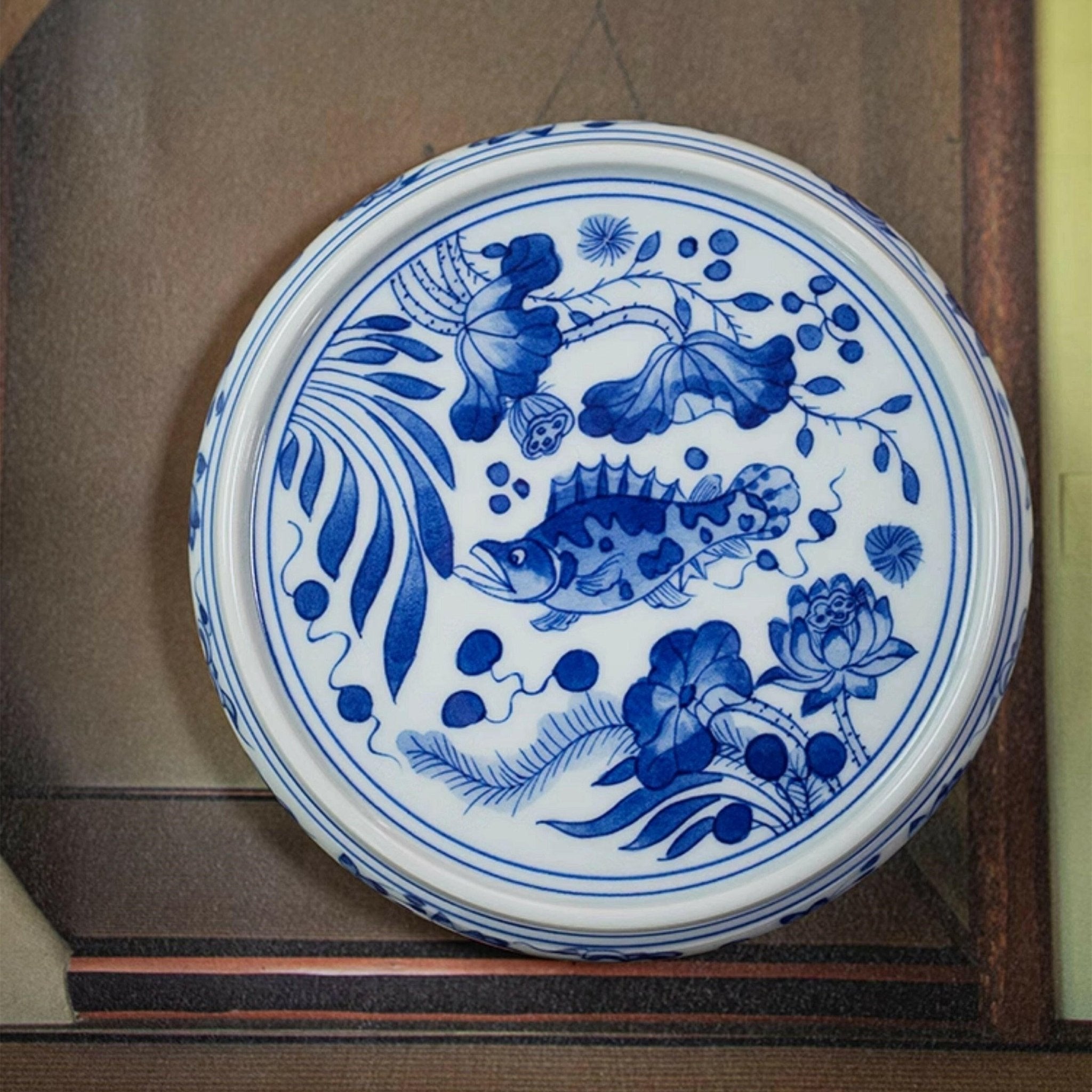 Yu Zao Wen - Jing De Zhen Porcelain Tea Lid Rest - zycs_China