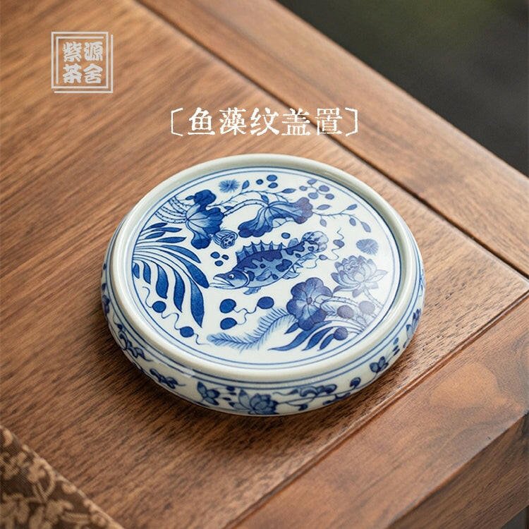 Yu Zao Wen - Jing De Zhen Porcelain Tea Lid Rest - zycs_China