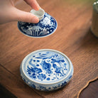 Yu Zao Wen - Jing De Zhen Porcelain Tea Lid Rest - zycs_China