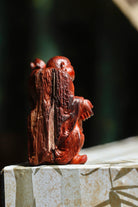 Yuan Bao Mi Le - Wood Sculpture - zycs_China