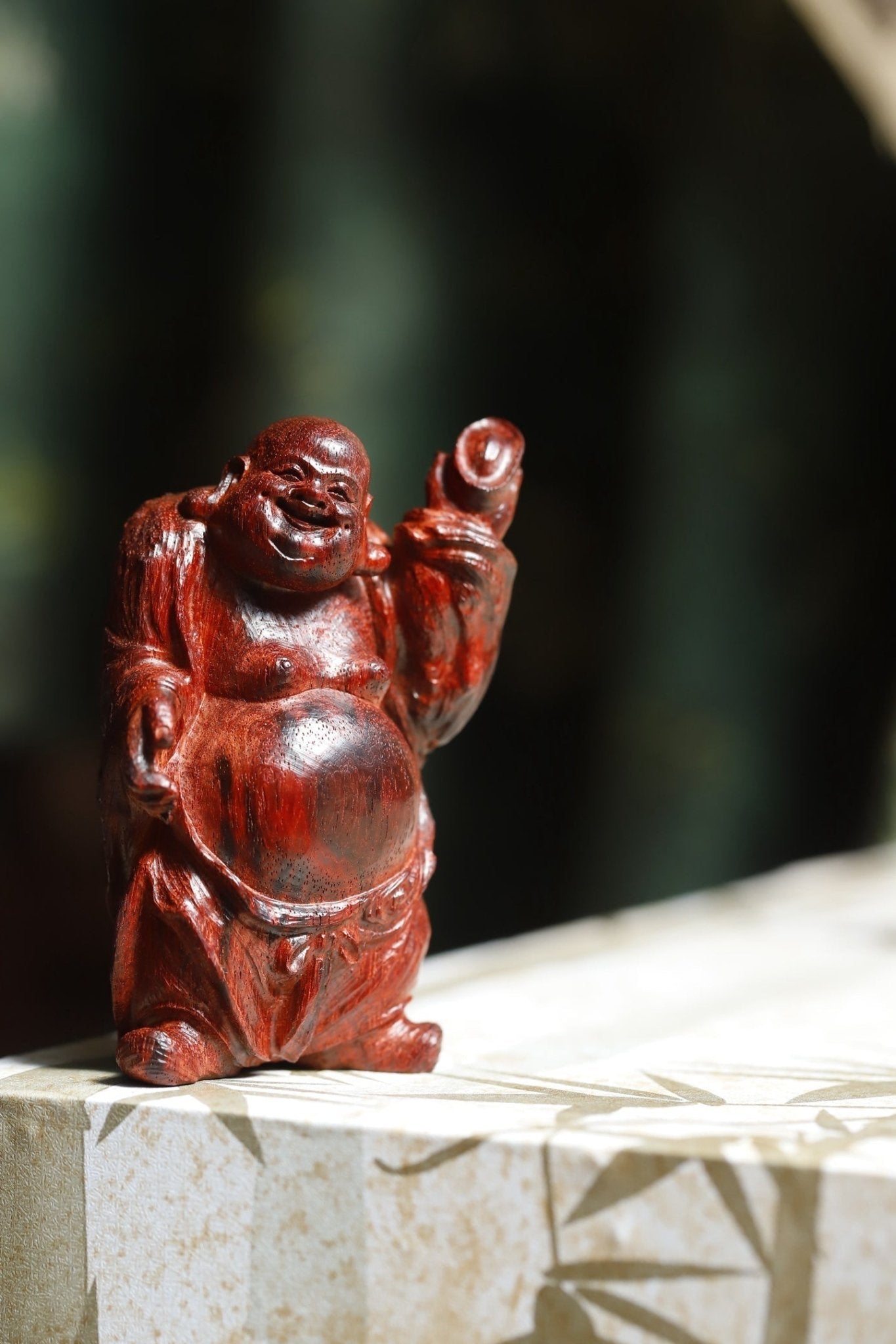 Yuan Bao Mi Le - Wood Sculpture - zycs_China