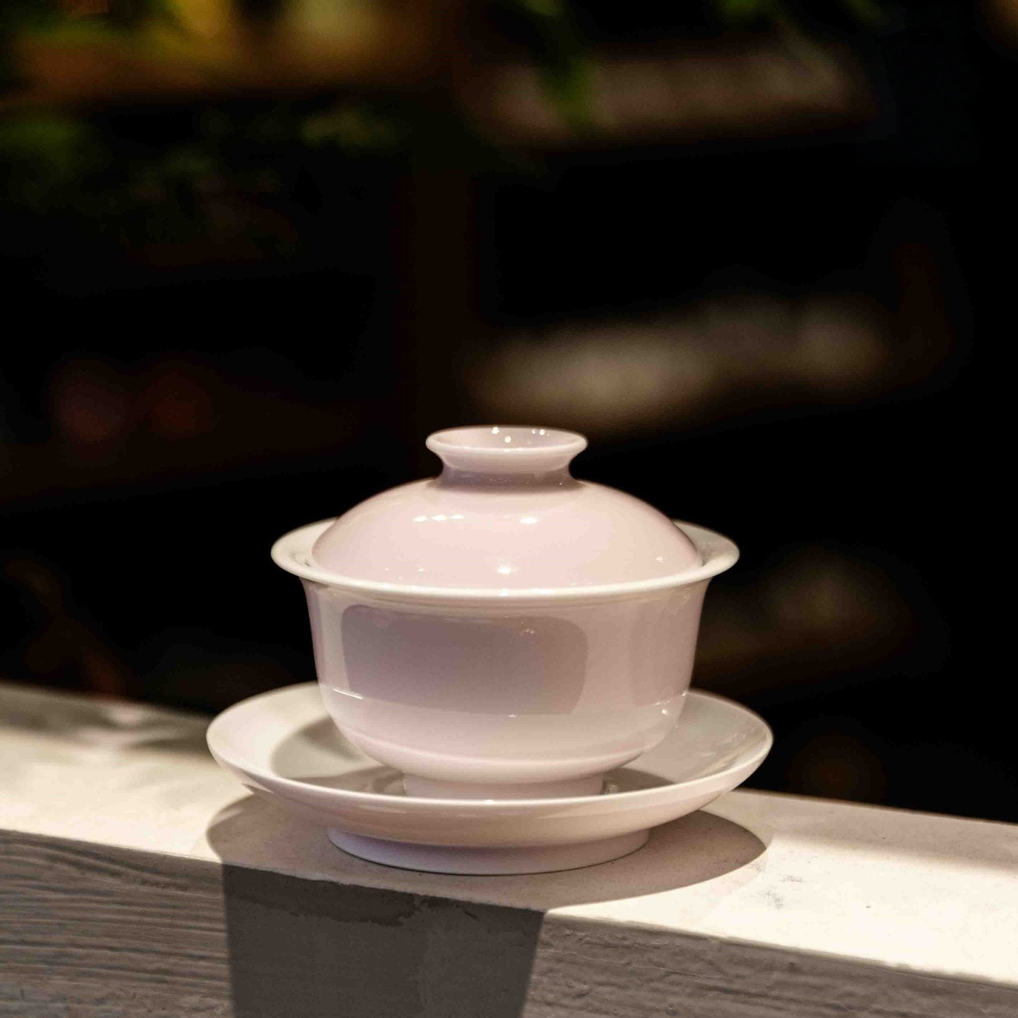 Yuan Rong 150cc - Jing De Zhen Porcelain Gaiwan - zycs_China