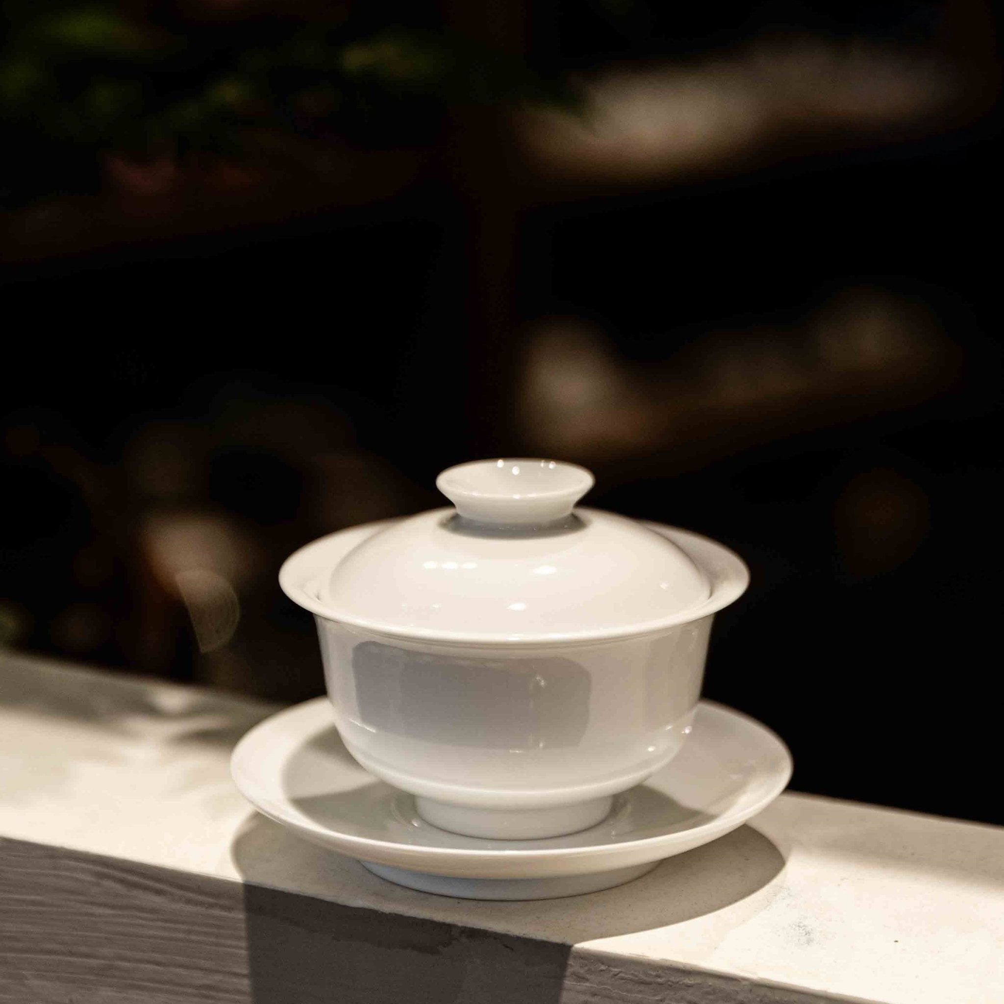 Yuan Rong 150cc - Jing De Zhen Porcelain Gaiwan - zycs_China