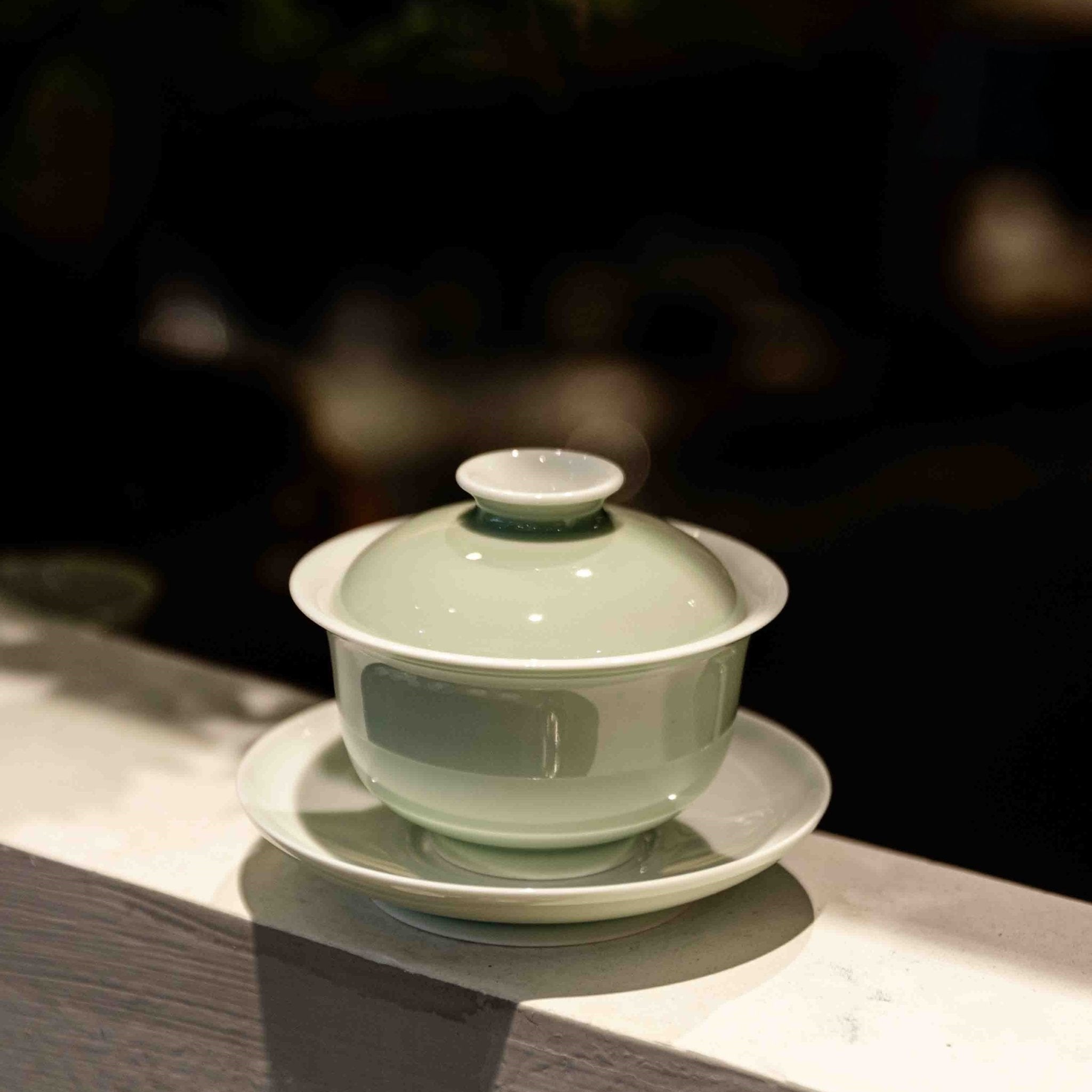Yuan Rong 150cc - Jing De Zhen Porcelain Gaiwan - zycs_China