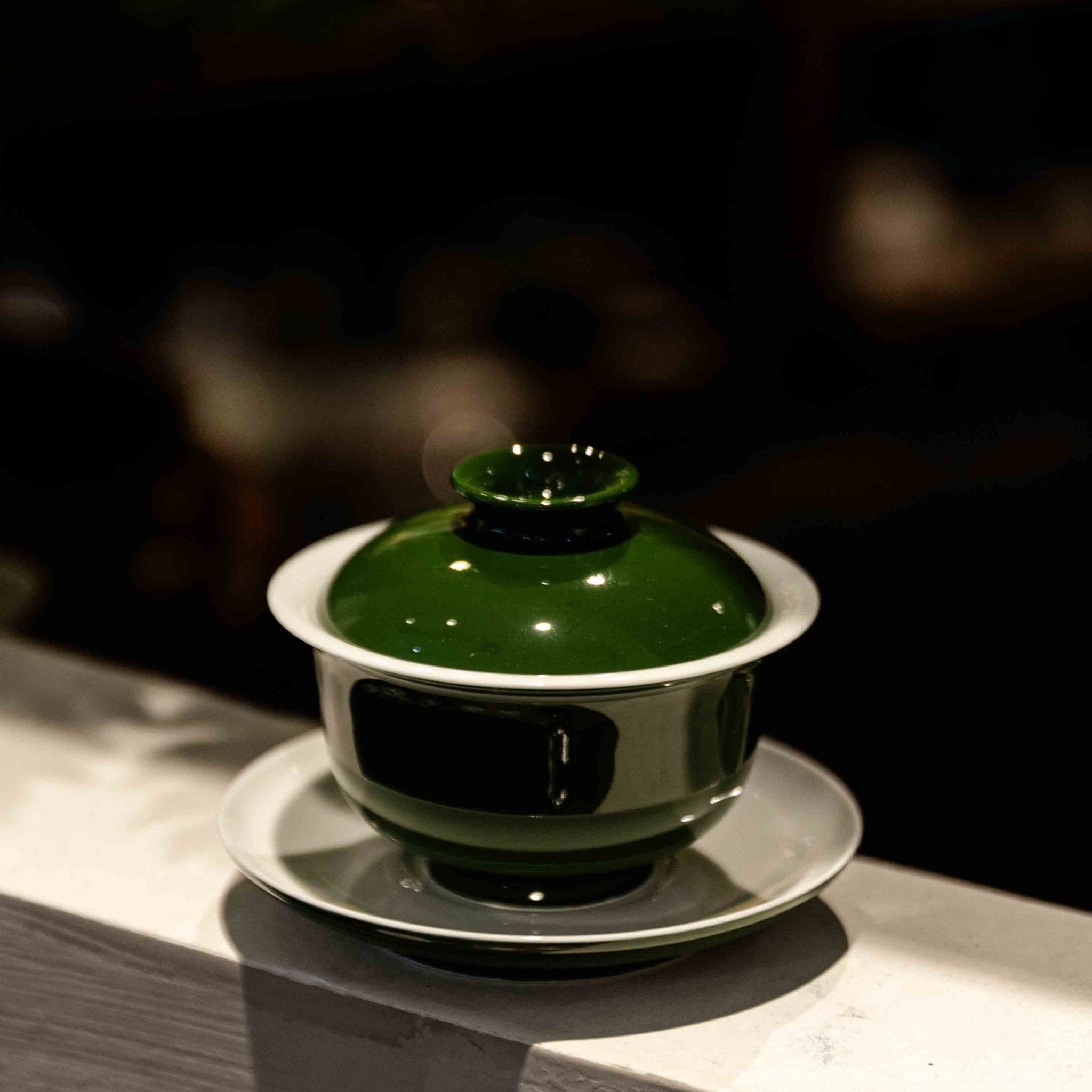 Yuan Rong 150cc - Jing De Zhen Porcelain Gaiwan - zycs_China