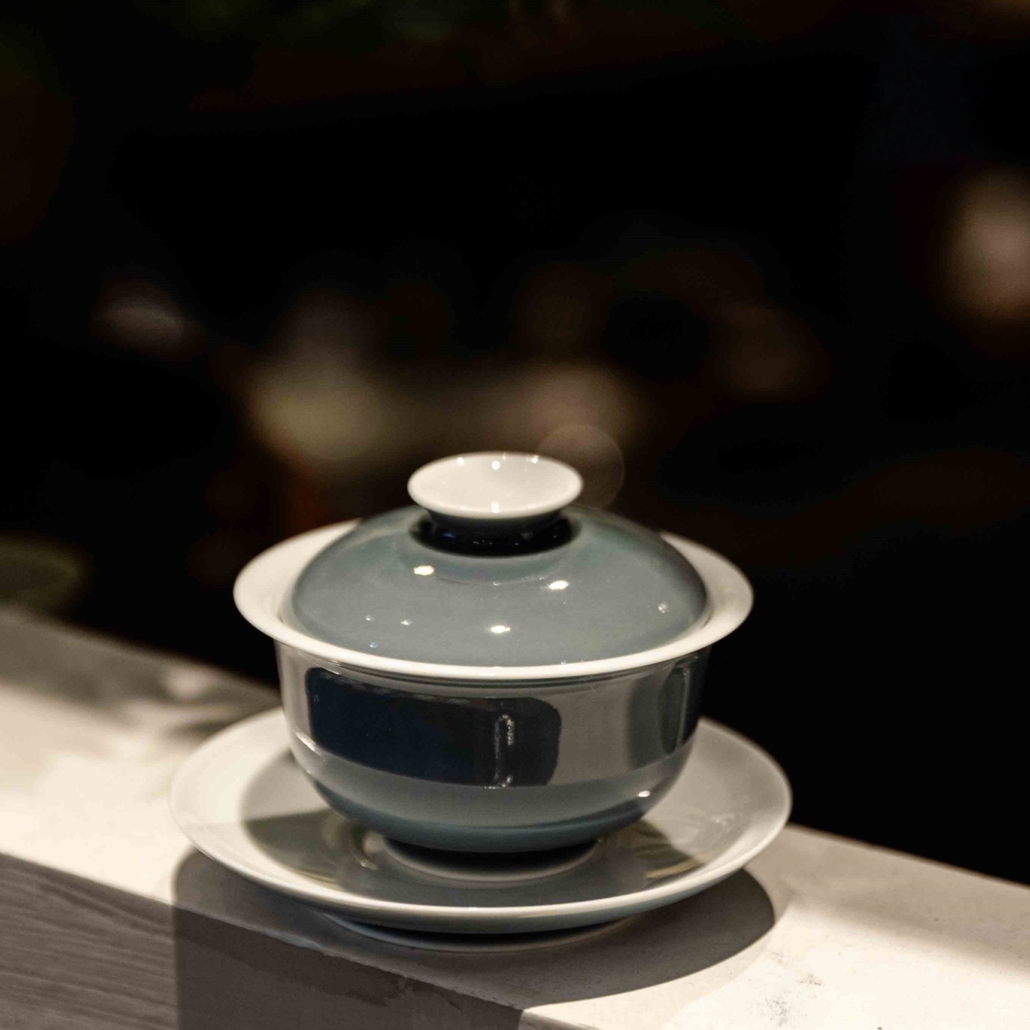 Yuan Rong 150cc - Jing De Zhen Porcelain Gaiwan - zycs_China