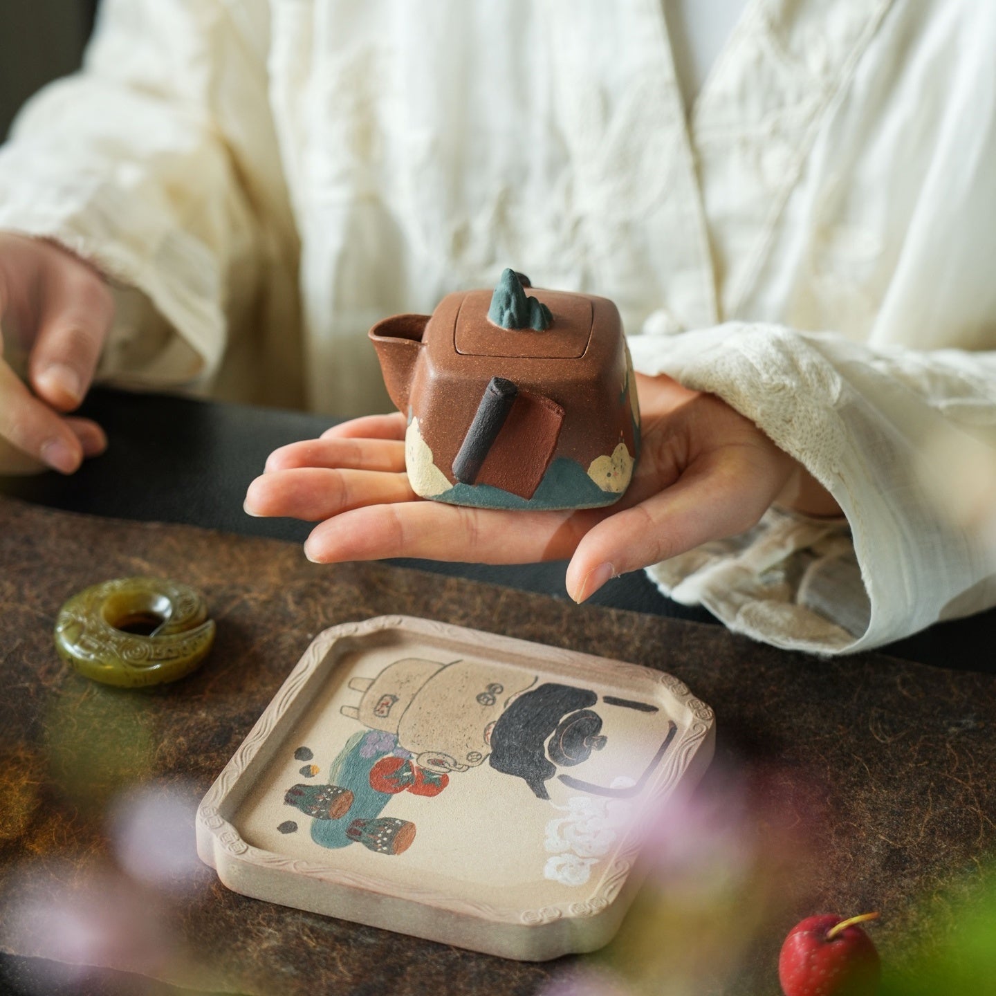 Yuan Shan Ru Hua 100cc - Yixing Handmade Teapot 江苏宜兴