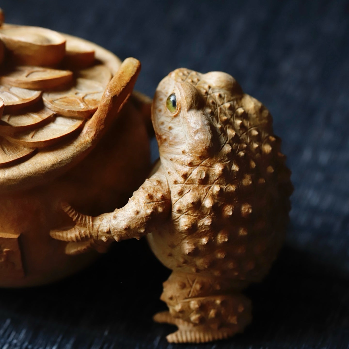 Yun Cai Wa - Wood Sculpture - zycs_China