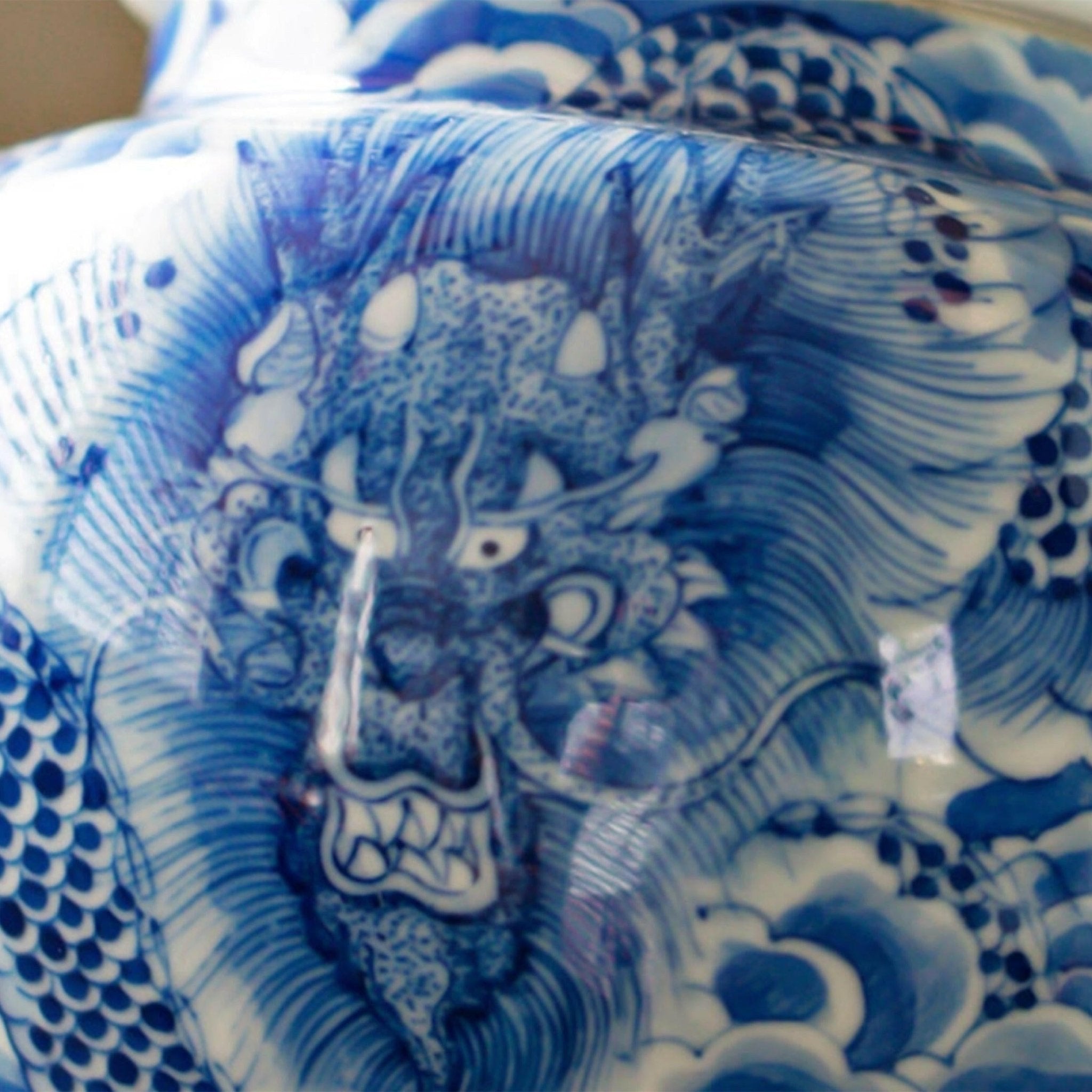 Yun Long Wen Gong Deng/Bian Du - Jing De Zhen Porcelain Teapot - zycs_China