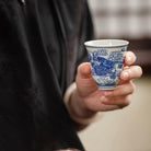 Yun Long Wen/Yun Feng Wen - Jing De Zhen Porcelain Teacup - zycs_China