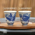 Yun Long Wen/Yun Feng Wen - Jing De Zhen Porcelain Teacup - zycs_China