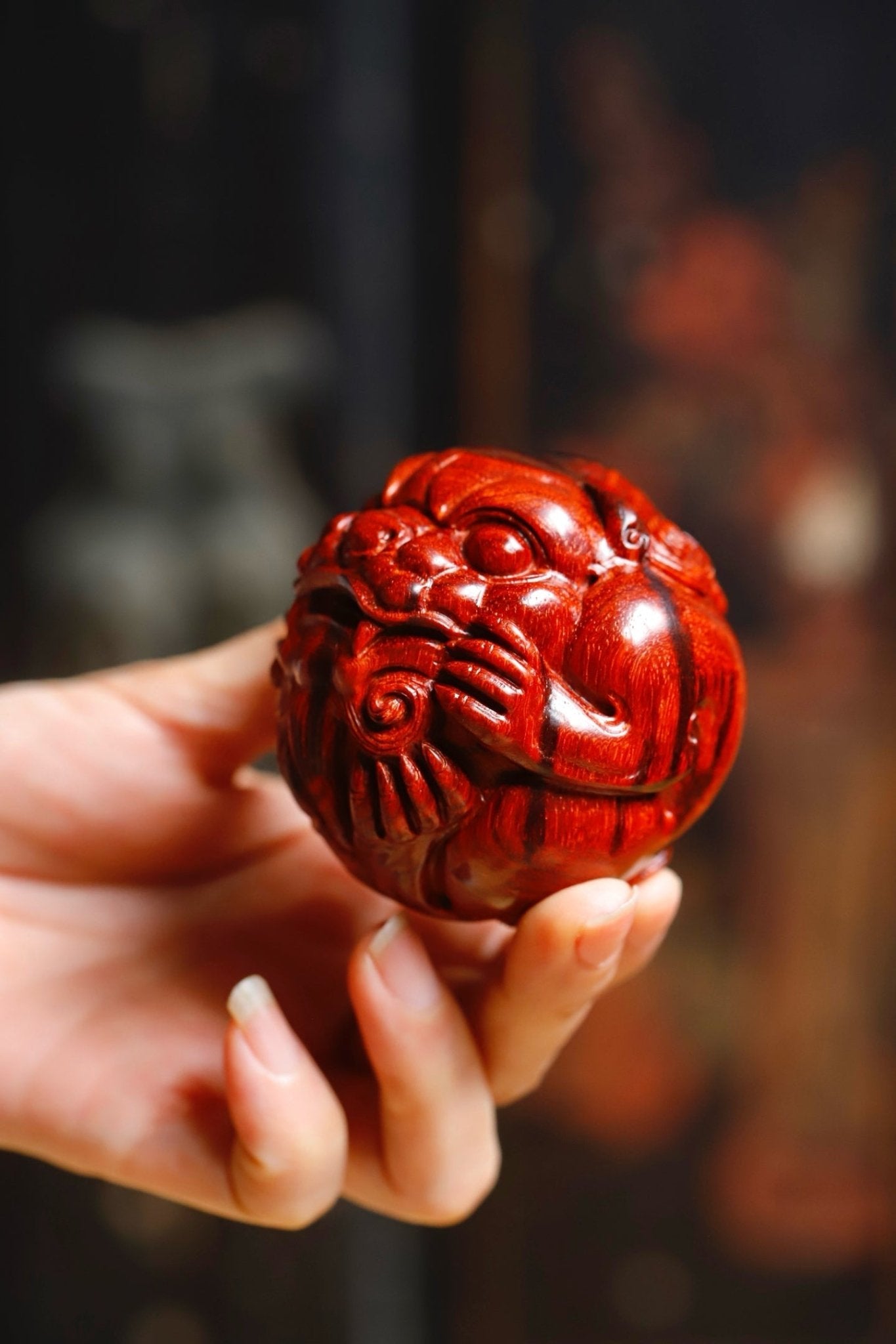 Zhao Cai Pi Xiu - Wood Sculpture - zycs_China