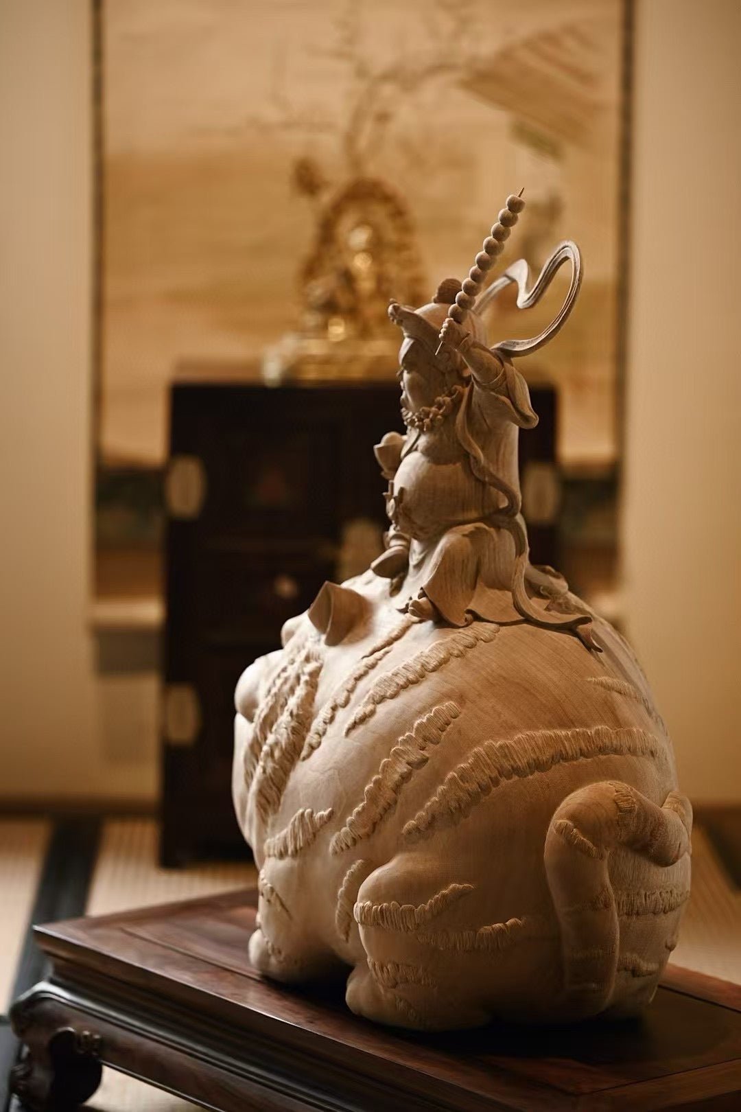 Zhao Gong Ming - Wood Sculpture - zycs_China