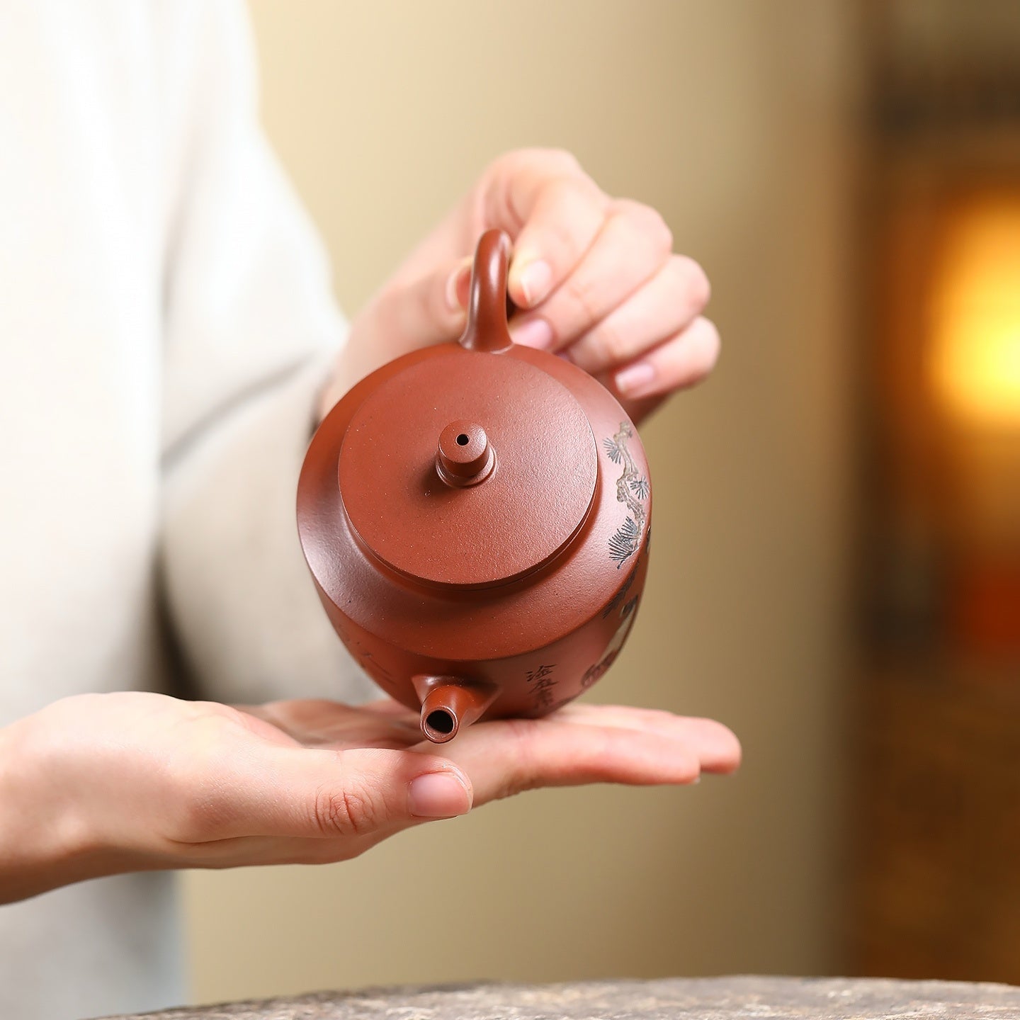 Zhe Jian Gong Deng 220cc - Yixing Handmade Teapot - zycs_China