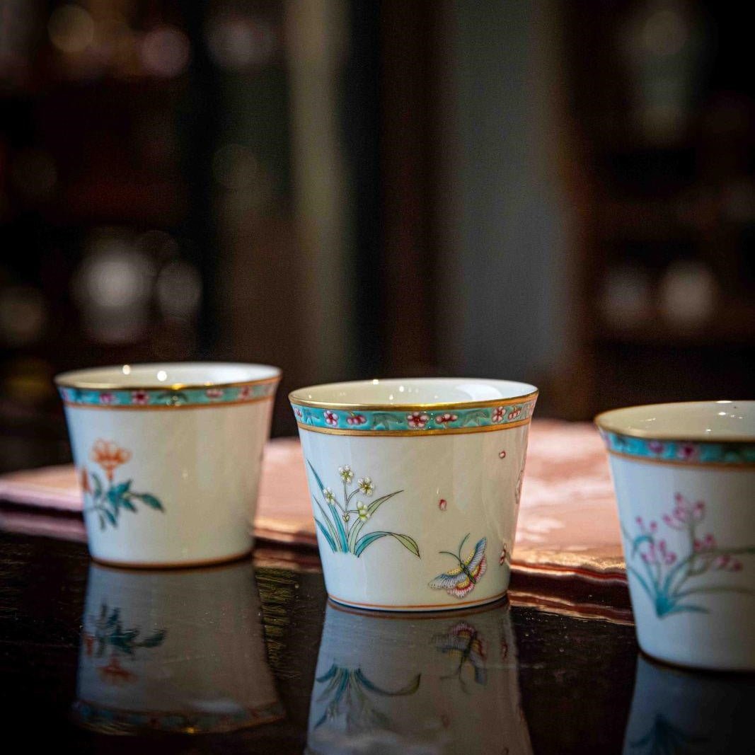 Zhe Zhi Hua 85cc - Jing De Zhen Porcelain Gaiwan - zycs_China