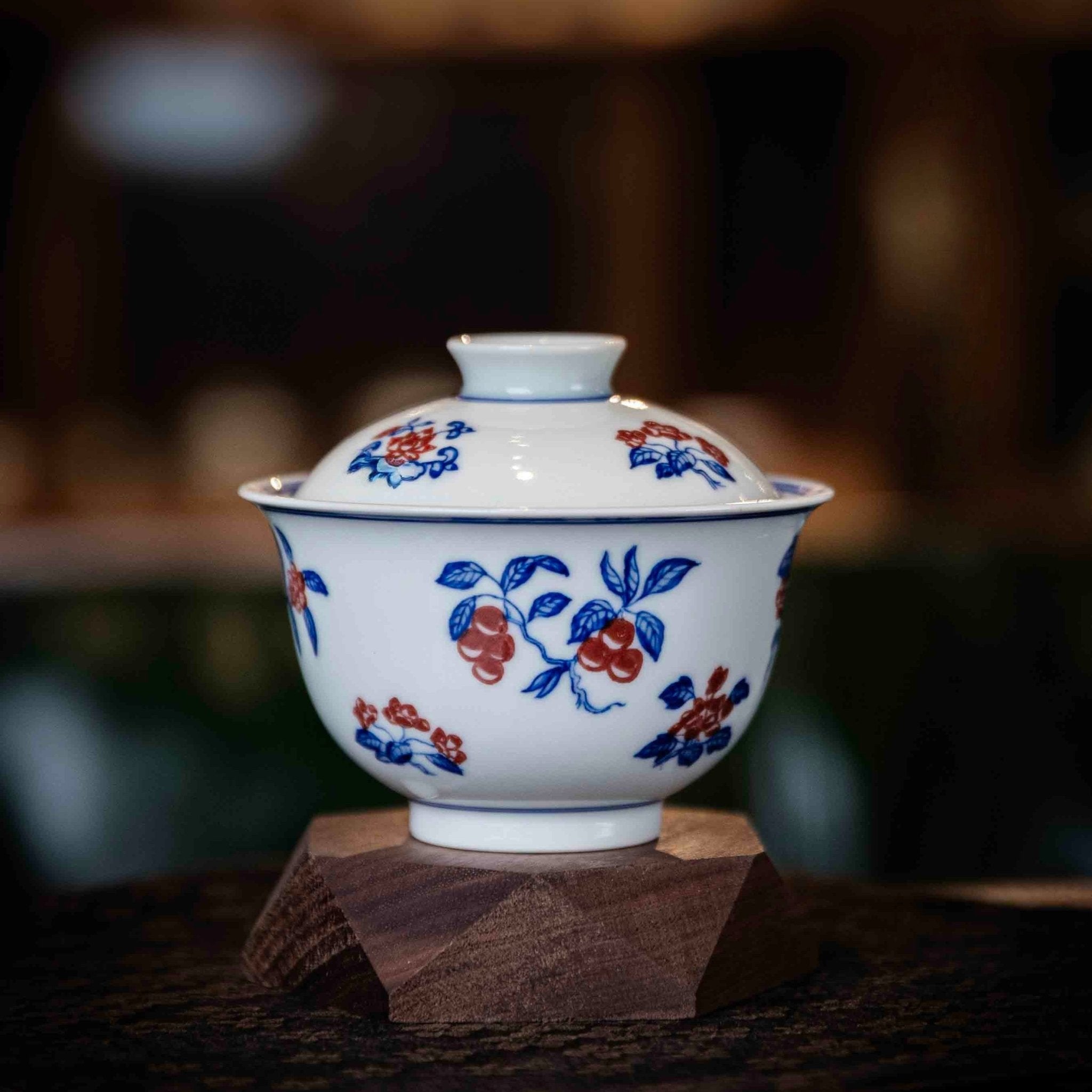 Zhe Zhi Hua Guo 110cc - Jing De Zhen Porcelain Gaiwan - zycs_China