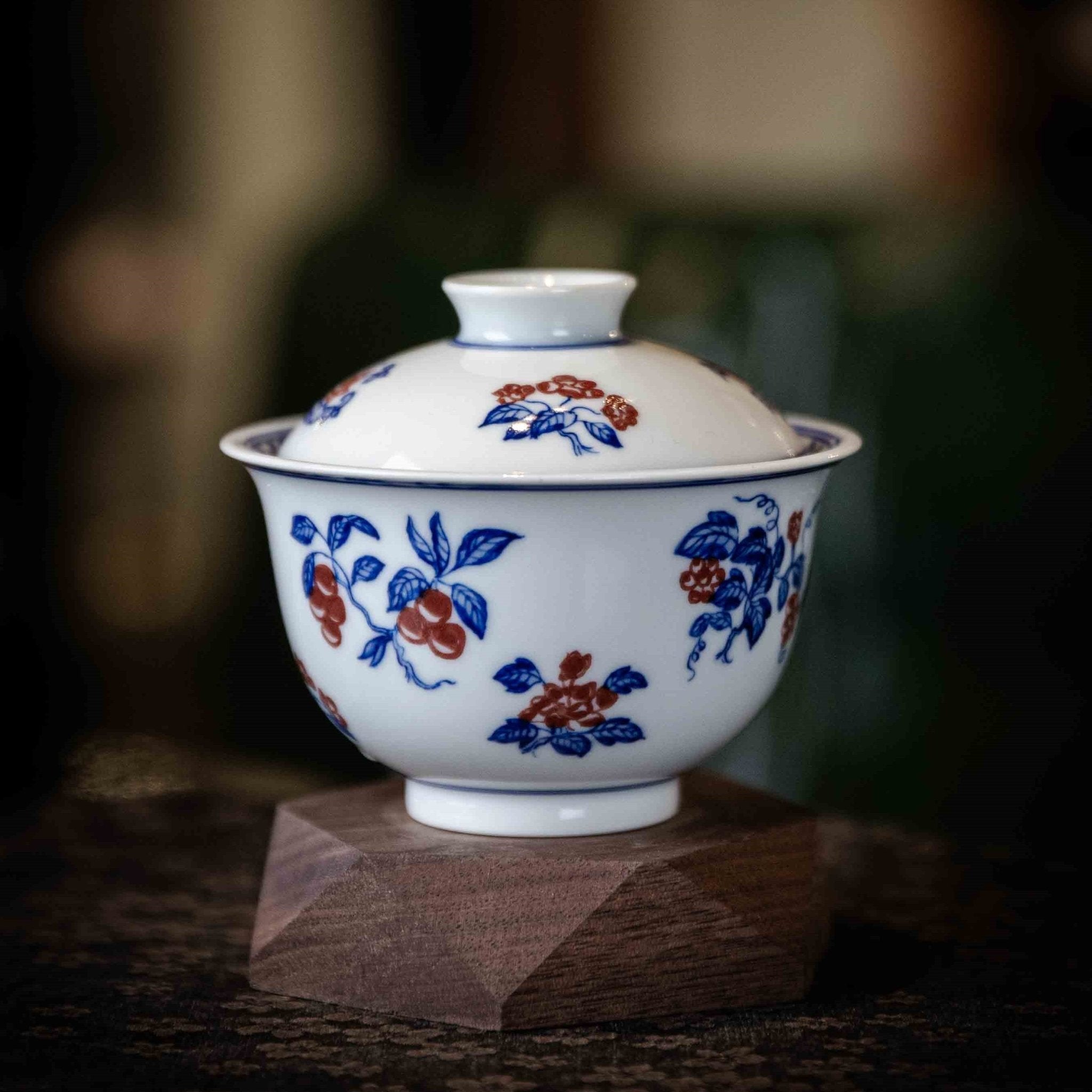 Zhe Zhi Hua Guo 110cc - Jing De Zhen Porcelain Gaiwan - zycs_China