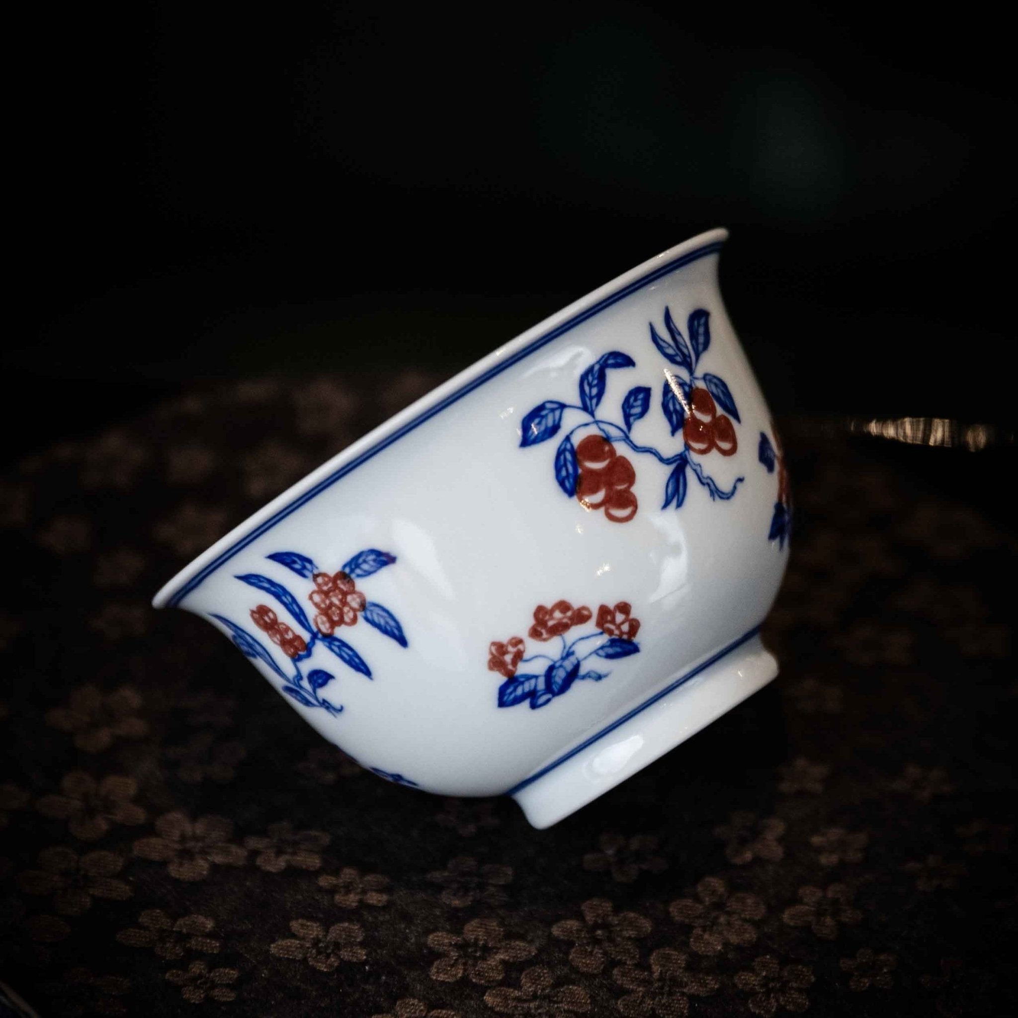 Zhe Zhi Hua Guo 110cc - Jing De Zhen Porcelain Gaiwan - zycs_China