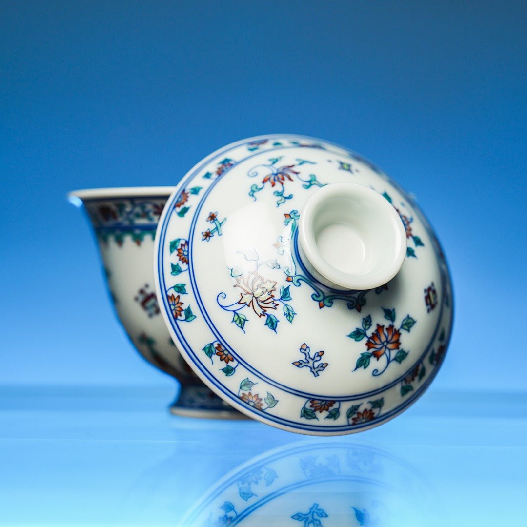 Zhe Zhi Hua Hui 130cc - Jing De Zhen Porcelain Gaiwan - zycs_China