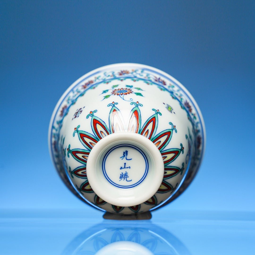 Zhe Zhi Hua Hui 130cc - Jing De Zhen Porcelain Gaiwan - zycs_China