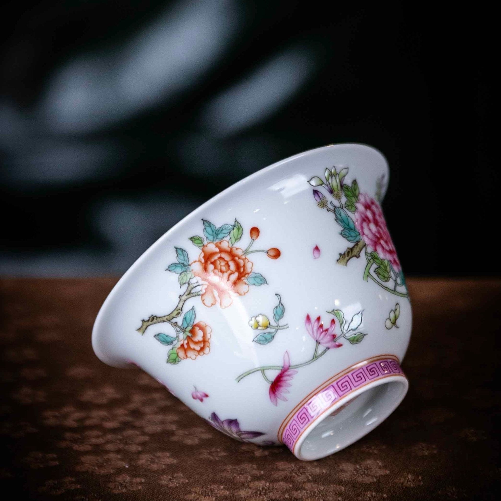 Zhe Zhi Hua Hui 90cc - Jing De Zhen Porcelain Gaiwan - zycs_China