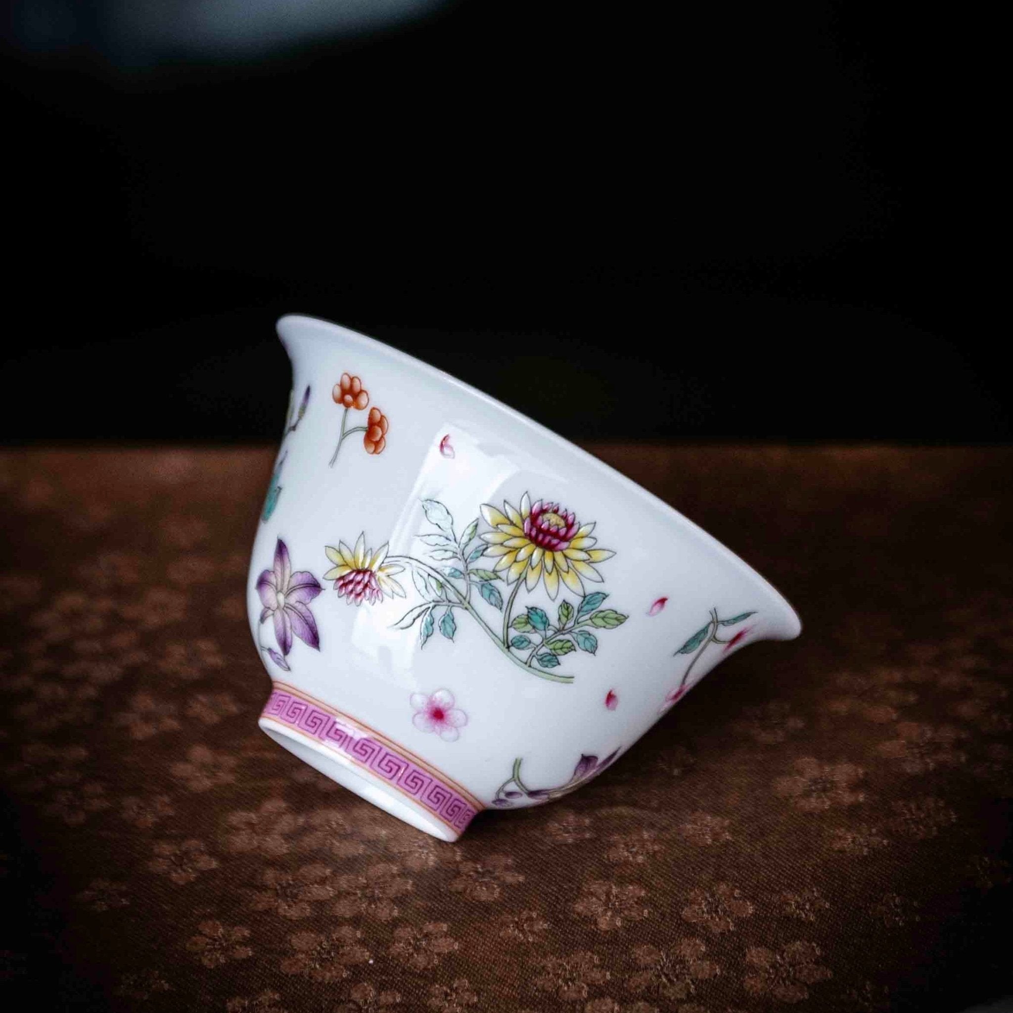 Zhe Zhi Hua Hui 90cc - Jing De Zhen Porcelain Gaiwan - zycs_China