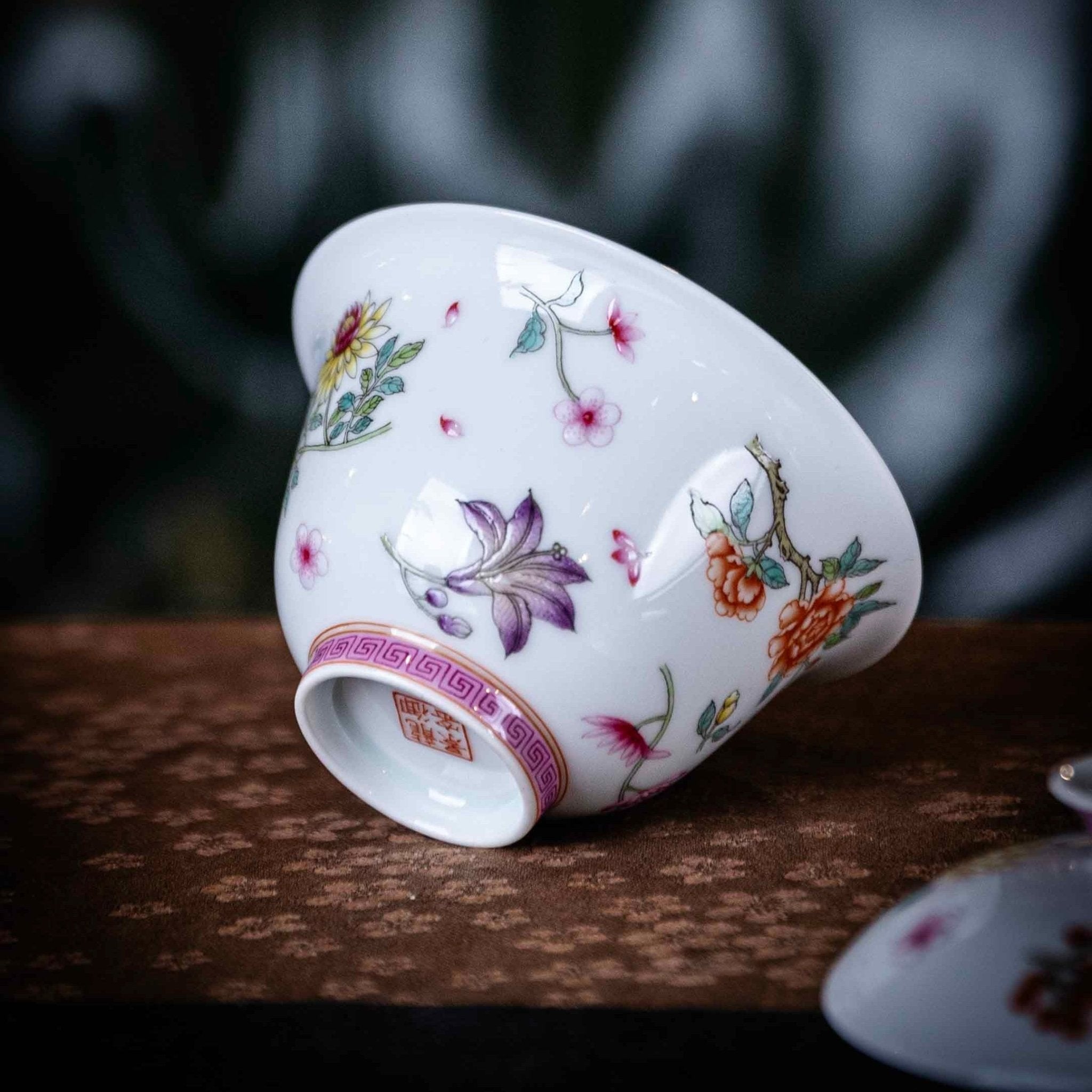 Zhe Zhi Hua Hui 90cc - Jing De Zhen Porcelain Gaiwan - zycs_China