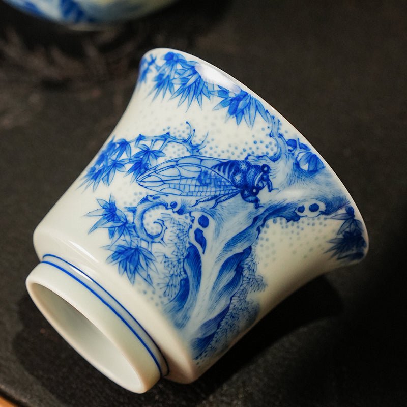 Zhi Liao 120cc - Jing De Zhen Porcelain Gaiwan - zycs_China