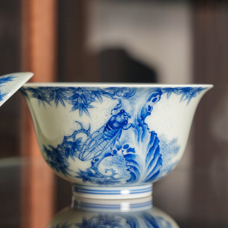 Zhi Liao 120cc - Jing De Zhen Porcelain Gaiwan - zycs_China